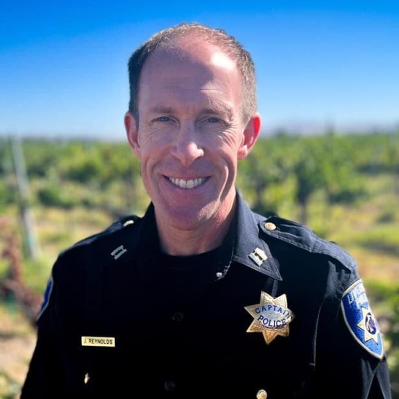 - capt. john reynolds, livermore ca police department image